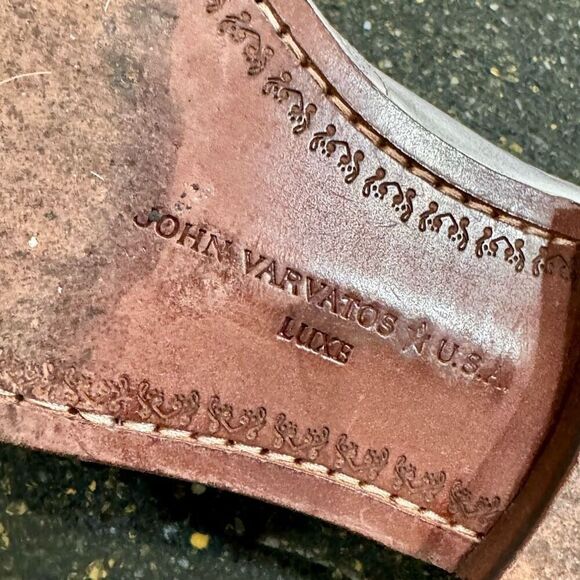 John Varvatos Luxe Brown Leather Wingtip Oxfords. size 11.5 main image 4